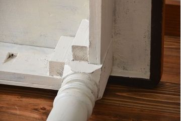 アンティーク家具　海外アンティーク　チーク材のダイニングテーブル