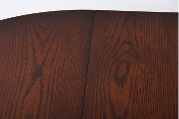 中古　イギリスアンティーク　オーク材のエクステンション丸テーブル