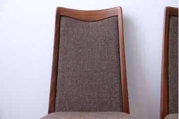 ヴィンテージ家具　北欧ビンテージ　G-PLAN(ジープラン)　チーク材のダイニングチェア　2脚セット(1)