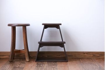 アンティーク雑貨　大正ロマン　すずらんの踏み台