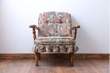 中古　飛騨産業　穂高　WINDSOR　1人掛けチェア(ソファ)(1)