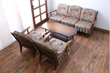 中古　飛騨産業　穂高　WINDSOR　1人掛けチェア(ソファ)(2)