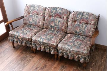 中古　飛騨産業　穂高　WINDSOR　3人掛けソファ(チェア)