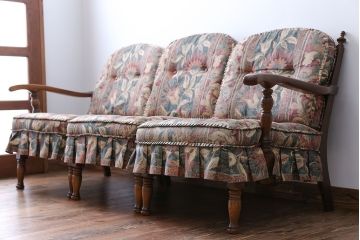 中古　飛騨産業　穂高　WINDSOR　3人掛けソファ(チェア)