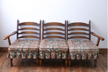 中古　飛騨産業　穂高　WINDSOR　3人掛けソファ(チェア)