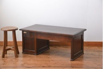 中古　北海道民芸家具　文机