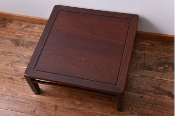 アンティーク家具　古民具・骨董　唐木の座卓