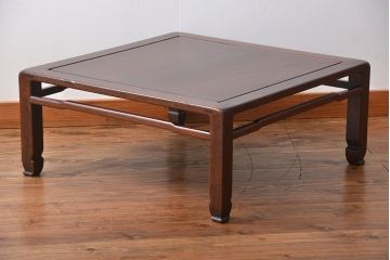 アンティーク家具　古民具・骨董　唐木の座卓
