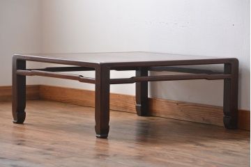 アンティーク家具　古民具・骨董　唐木の座卓