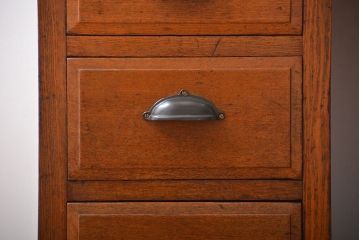 アンティーク家具　アンティーク　ナラ材!組み立て式両袖机