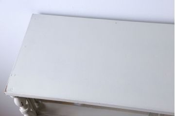 アンティーク家具　アンティークペイント　2杯引き出し付き本箱