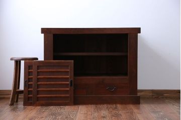 アンティーク家具　古民具・骨董　三尺水屋箪笥サイドボード