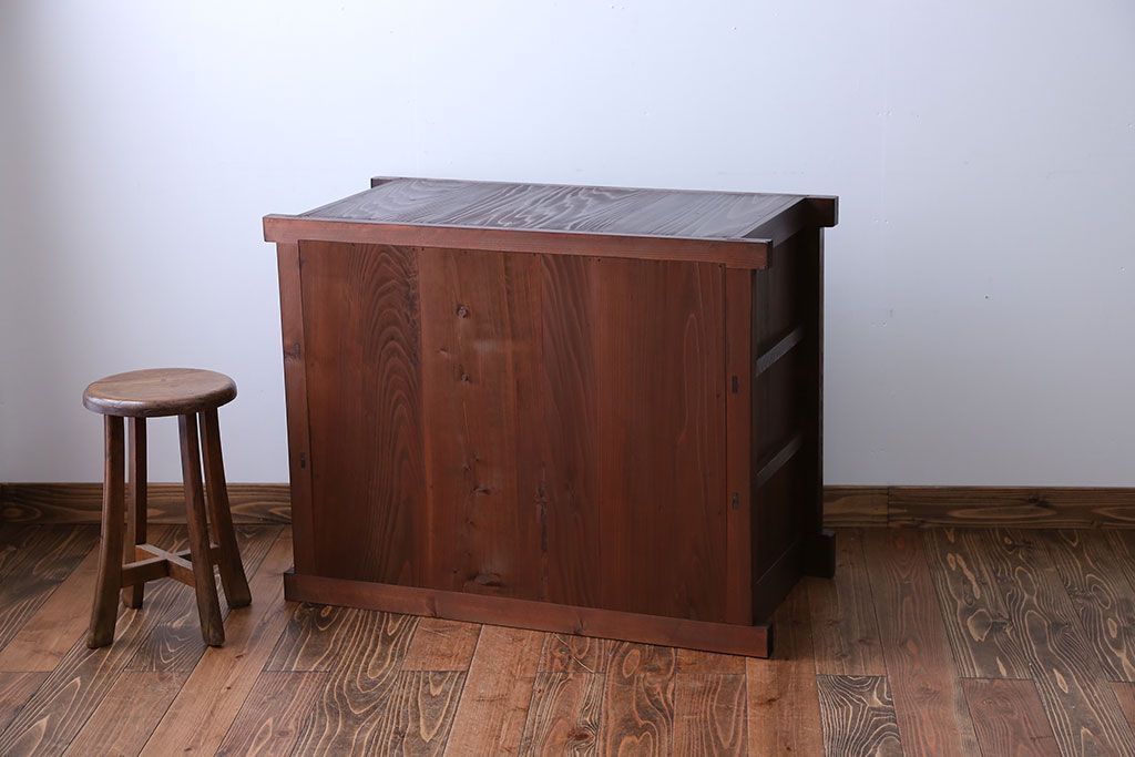 アンティーク家具　古民具・骨董　三尺水屋箪笥サイドボード