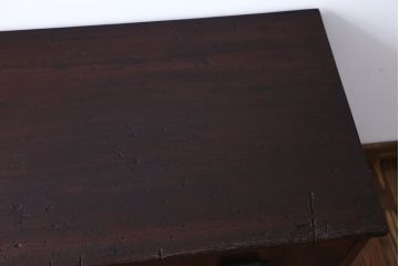 アンティーク家具　アンティーク　前面ナラ材の上品なチェスト