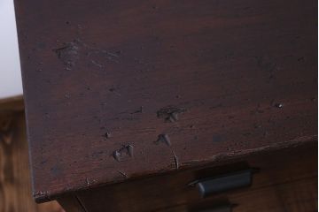 アンティーク家具　アンティーク　前面ナラ材の上品なチェスト