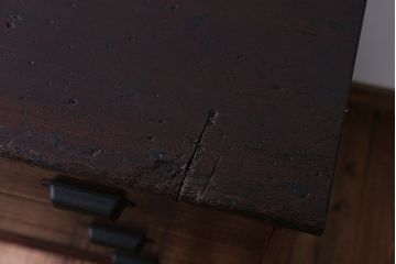 アンティーク家具　アンティーク　前面ナラ材の上品なチェスト