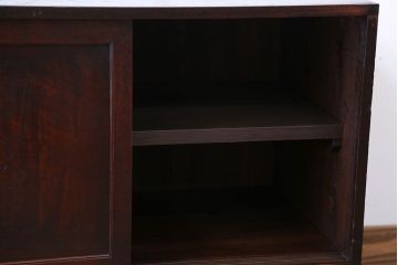 アンティーク家具　古民具・骨董　前面欅材の小振りな帳場箪笥