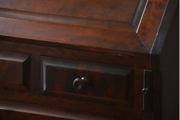 中古　北海道民芸家具　ライティングビューロー