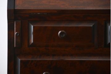 中古　北海道民芸家具　ライティングビューロー