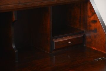 中古　北海道民芸家具　ライティングビューロー