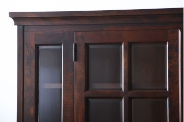 中古　北海道民芸家具　食器棚