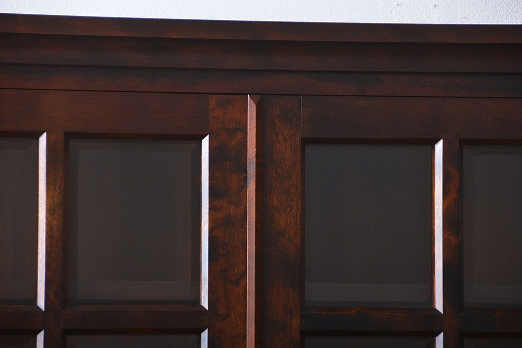 中古　北海道民芸家具　食器棚