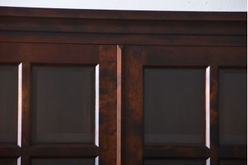 中古　北海道民芸家具　食器棚