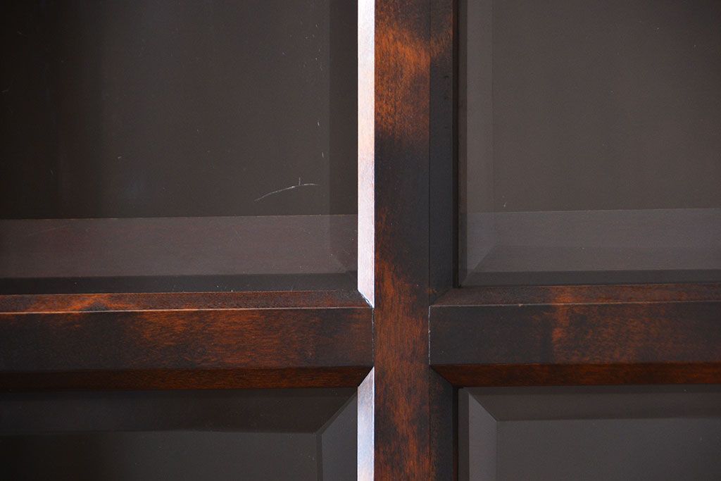 中古　北海道民芸家具　食器棚