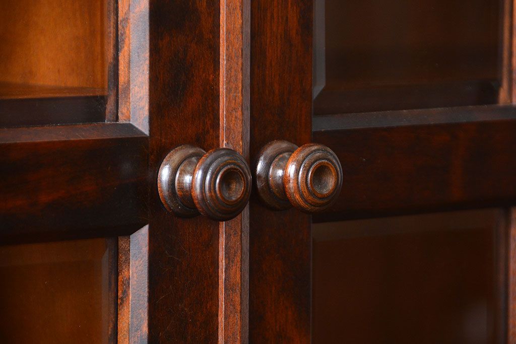 中古　北海道民芸家具　食器棚