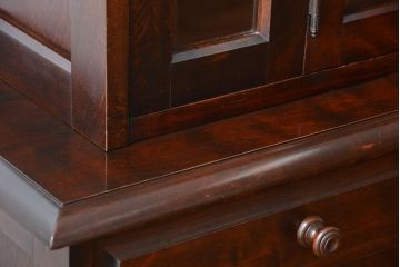 中古　北海道民芸家具　食器棚