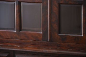 中古　北海道民芸家具　食器棚