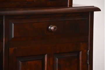 中古　北海道民芸家具　食器棚