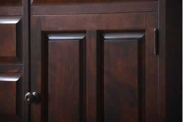 中古　北海道民芸家具　食器棚