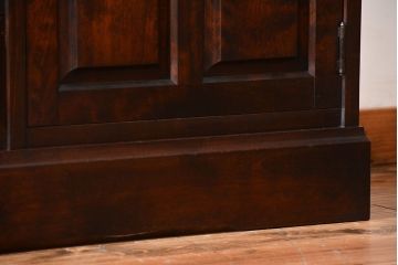 中古　北海道民芸家具　食器棚