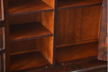 中古　北海道民芸家具　食器棚