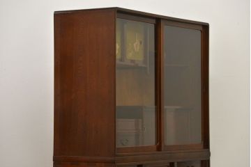 レトロ家具　昭和レトロ　前面桑張りの茶箪笥