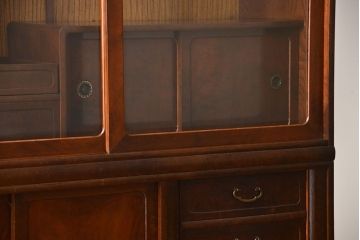 レトロ家具　昭和レトロ　前面桑張りの茶箪笥