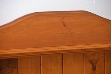 中古　イギリス製　パイン材のウォールシェルフ