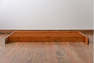 中古　イギリス製　パイン材のウォールシェルフ