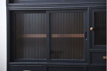 アンティーク家具　アンティーク　脚付きペイント食器棚