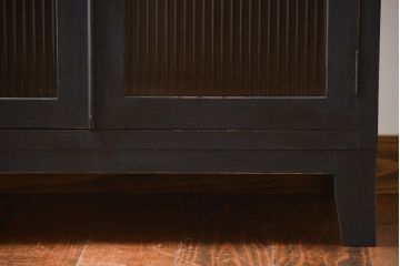 アンティーク家具　お洒落なペイントキッチンキャビネット