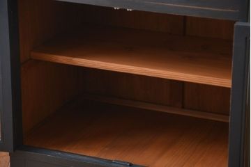 アンティーク家具　お洒落なペイントキッチンキャビネット