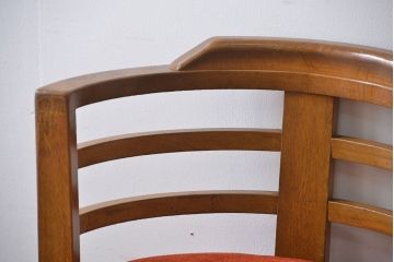 アンティーク家具　アンティーク　ナラ材の回転椅子