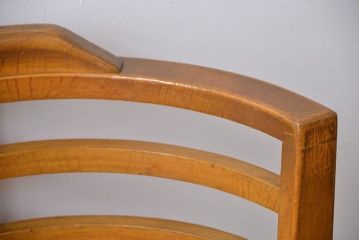 アンティーク家具　アンティーク　ナラ材の回転椅子