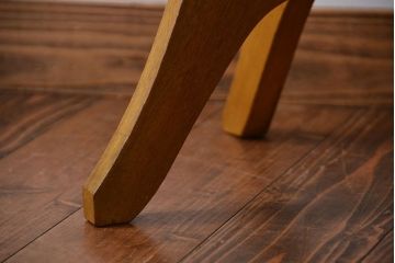 アンティーク家具　アンティーク　ナラ材の回転椅子