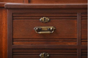 アンティーク家具　イギリスアンティーク　マホガニー材のドロワー