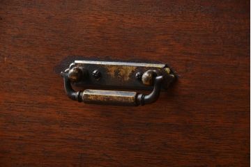 アンティーク家具　イギリスアンティーク　マホガニー材のドロワー