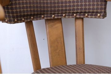 アンティーク家具　アンティーク　ブナ材の回転椅子