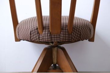 アンティーク家具　アンティーク　ブナ材の回転椅子