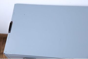 アンティーク家具　アンティーク　ペイント鉄脚ローチェスト(2)